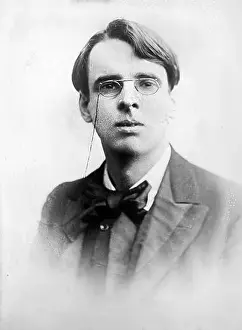 Butler Prints: William Butler Yeats, Irish poet and one of the foremost figures of 20th century literature