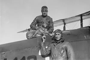 Aeroplane Prints: William E. Kline,Trixie the dog