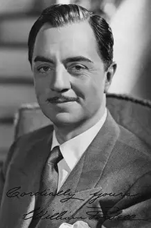 Forties Prints: William Powell (1892-1984), American actor, c1930s