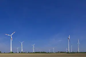 Windmills Prints: Windmills on the Schöppinger Mountain
