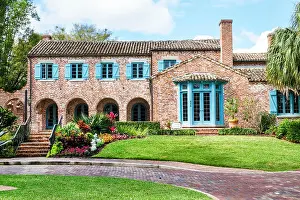 Orlando Prints: Winter Park Florida, Orlando, Casa Feliz