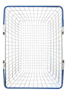 Checkout Prints: Wire shopping basket. Picture by Patrick Steel patricksteel
