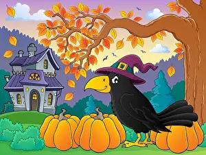Raven Prints: Witch crow theme image 4