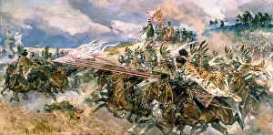Heroism Prints: Wojciech Kossak's 1925 painting depicts the Battle of Kircholm (1605)