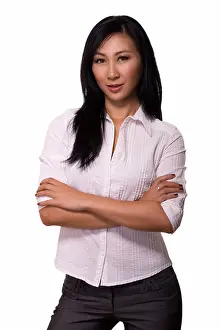Crossed Prints: Woman crossing her arms