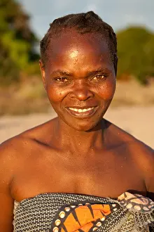Lago Prints: Woman, lake Niassa, Mozambique