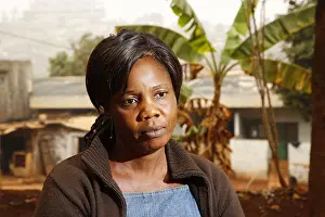 Contemplative Prints: Woman, portrait, Bafoussam, Cameroon, Africa