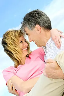 Forties Prints: woman romantic couple