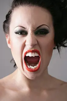 Screaming Prints: woman screaming