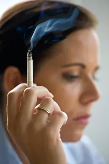 20 30 Prints: woman smoking a cigarette