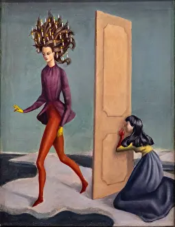 Coloring Prints: Two Women, Leonor Fini, 1939, , Berlin, Federal Republic of Germany