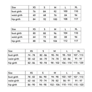 Waist Prints: Women new European system clothing standard body measurements for different brands