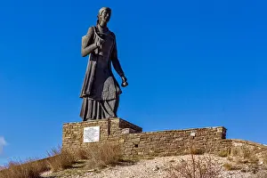 Outsides Prints: The women of Pindus monument, Zagori, Epirus, Greece