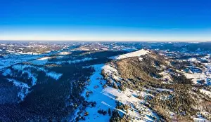 Smotrich Prints: Wonderful landscapes of the Carpathian mountains covered with the first snow in Ukraine near the village of Pylypets
