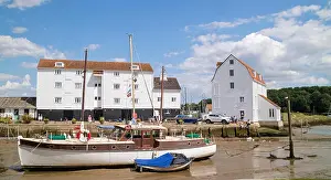 River Deben Prints: Woodbridge harbour and Tide Mill on the River Deben, Suffolk, East Anglia, England, UK