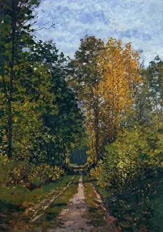 Wooded Path 1865 by Claude Monet
