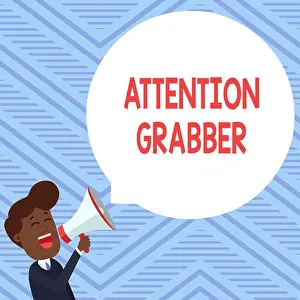 Alertness Prints: Word writing text Attention Grabber
