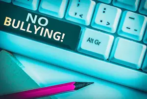 Despair Prints: Word writing text No Bullying