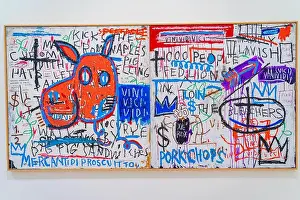 Brand Prints: work of art by Jean-Michel Basquiat