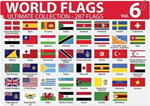 Tanzania Prints: World Flags - Ultimate Collection - 287 flags - Volume 6