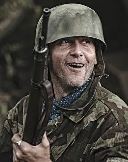 Forties Prints: World War 2 German soldier