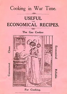 Ephemera Prints: World War One Cookery Leaflet