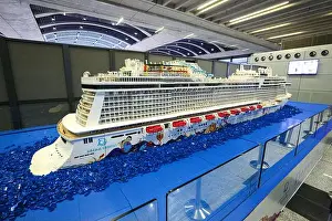 Cruise Ship Prints: World's largest Lego ship, Guinness World Records
