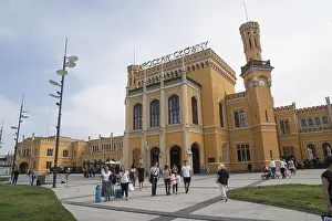 Travelers Prints: Wrocław Główny, the central train station is the largest