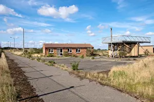 Missile Prints: Former WW2 radar and Cold-War bloodhound missile base, Bawdsey Ferry, Suffolk, UK