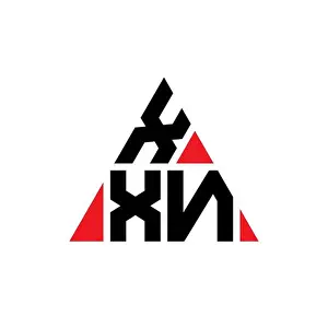 Triangular Prints: XXN triangle letter logo design with triangle shape