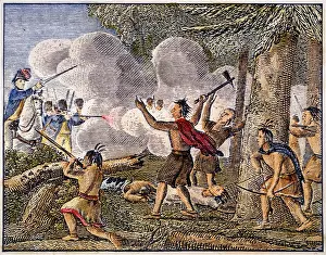 South Carolina Prints: YAMASEE WAR, 1715