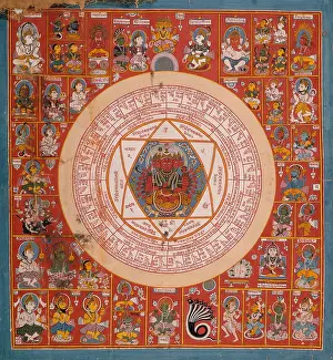 Yantra of the Goddess Pratyangira (recto)