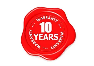 Warranty Prints: Ten years warranty seal