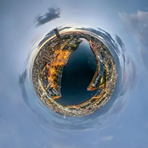 Business Center Prints: Yekaterinburg city with Buildings of Regional Government and Parliament
