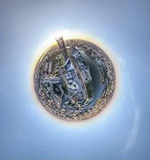 Business Center Prints: Yekaterinburg city with Buildings of Regional Government and Parliament