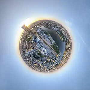Yekaterinburg city with Buildings of Regional Government and Parliament