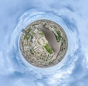 Yekaterinburg city with Buildings of Regional Government and Parliament