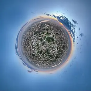 Business Center Prints: Yekaterinburg city with Buildings of Regional Government and Parliament
