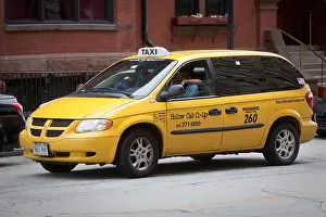 Milwaukee Wisconsin Prints: A Yellow Cab Co-Op taxi is seen in Milwaukee