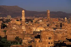 Sanaa Prints: YEMEN, SANA'A, OVERVIEW OF TOWN