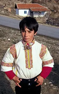 North Macedonia Prints: Yoruk boy in the Kumanovo region of North Macedonia