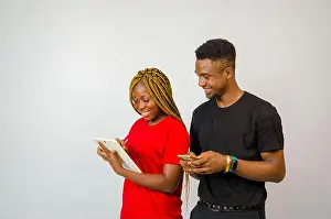 Nigeria Prints: a young handsome african man