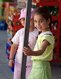 Contentment Prints: two young turkish girls
