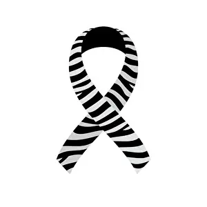 Concern Prints: Zebra awareness ribbon. Rare Diseases