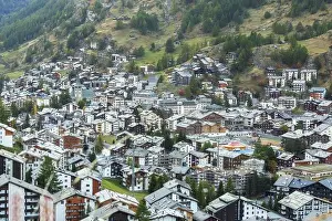 Aerial Shot Prints: Zermatt, Switzerland, October 7
