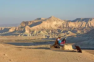 Wadi Prints: Zin Desert in the Negev, Israel
