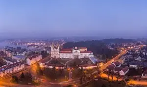 Veszprem County Prints: Zirc Abbey is a Cistercian abbey, situated in Zirc Hungary