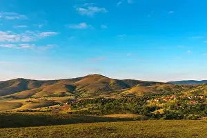 Serbian Prints: Zlatibor hills landscape in summer from above