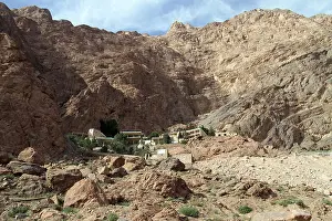 Temple Building Prints: Zoroastrian monastery Chak-Chak in Iran