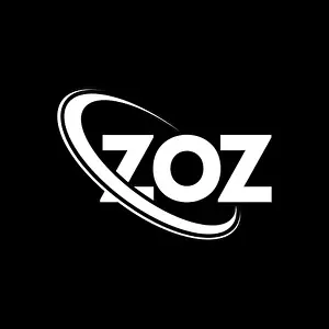 Company Vector Vectors Prints: ZOZ logo. ZOZ letter. ZOZ letter logo design